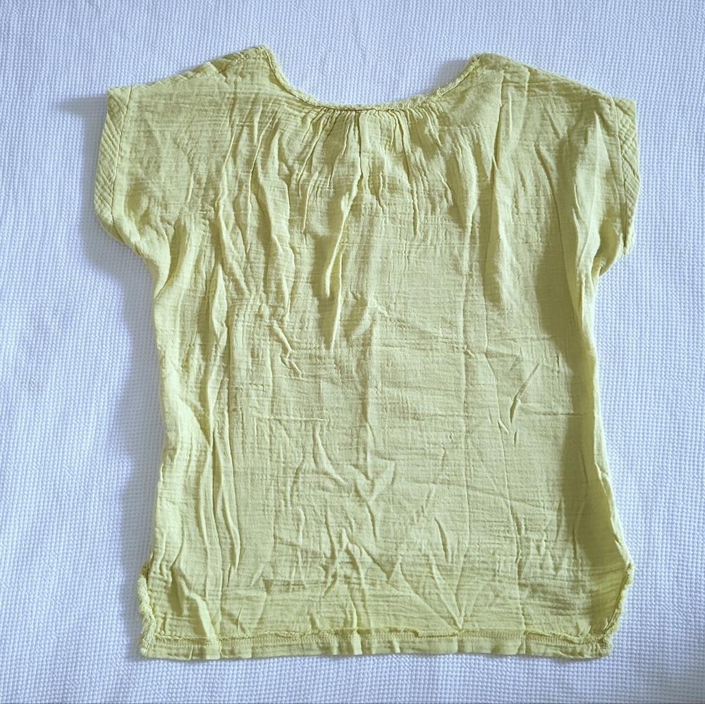 For the Republic Chartreuse V-Neck Top - NWT - Picture 2 of 13